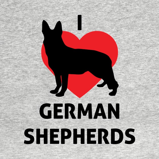 I Heart German Shepherds Dog by nikkidawn74